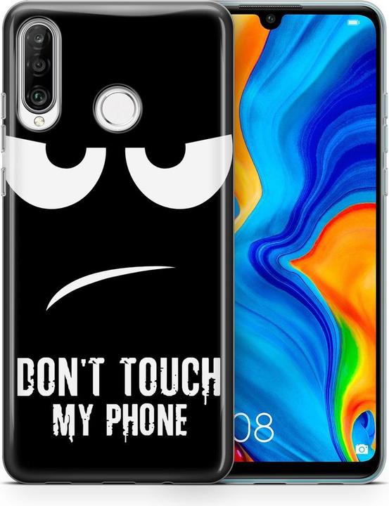 Don't Touch My Phone Schwarz