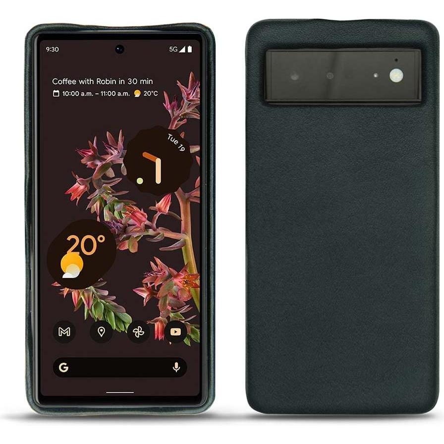 Thumbnail - Noreve Lederschutzhülle (Google Pixel 6), Smartphone Hülle, Blau
