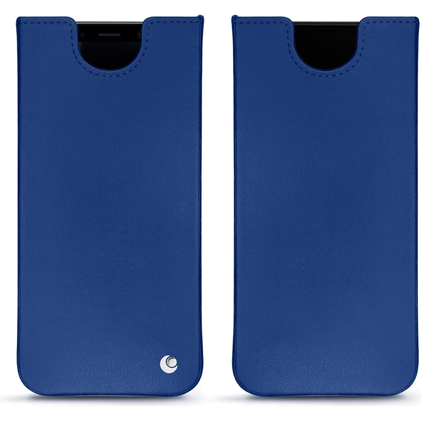 Noreve Lederschutzhülle (Samsung Galaxy S8), Smartphone Hülle, Blau