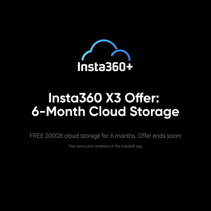 Actual product image Insta360 X3 Standard Bundle (30p, Bluetooth, Wi-Fi)