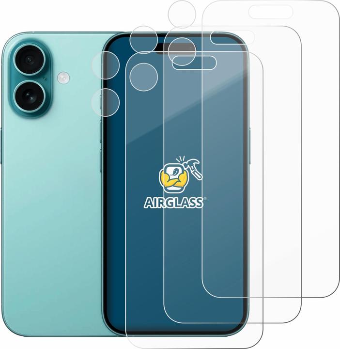 Actual product image BROTECT AirGlass Glass (3 pcs., Apple iPhone 16)