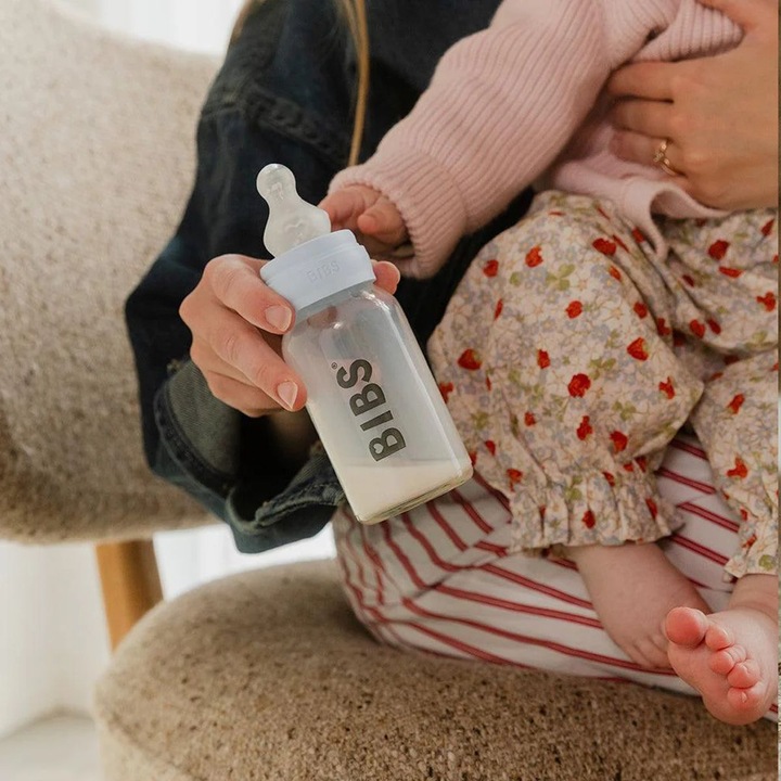 Actual product image Bibs Bottle suction Silicone Slow Flow 2 pieces