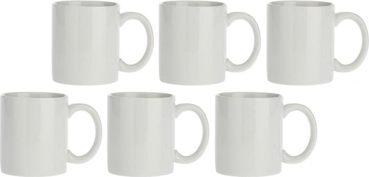 Productafbeelding La Porcellana Bianca Set 6 Tassen mit Henkel Corte - Weiss 350 ml (350 ml, 6 x)