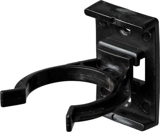 Hettich Clip fr Sockelverstellfu rechteckig, Kunststoff schwarz, 2 Stck