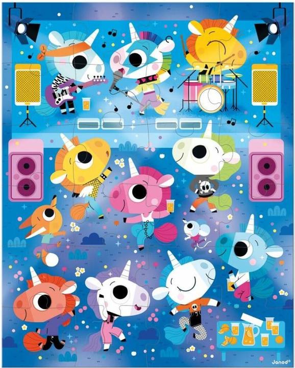 Produktbild Janod Puzzle Einhorn (24 Teile)