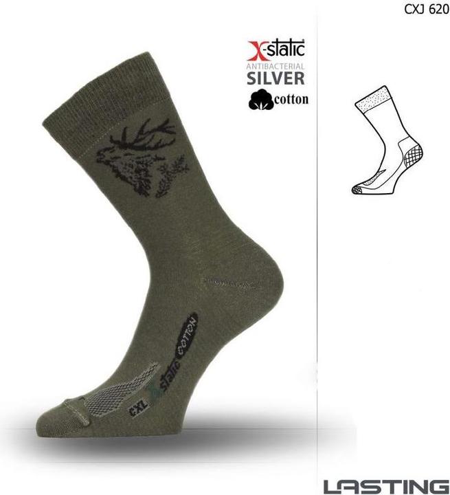 Image du produit Lasting Chaussettes X-Static argent-ion HIRSCH unisexe (Une unité par pack, 34 - 37, 38 - 41, 46 - 49, 42 - 45)