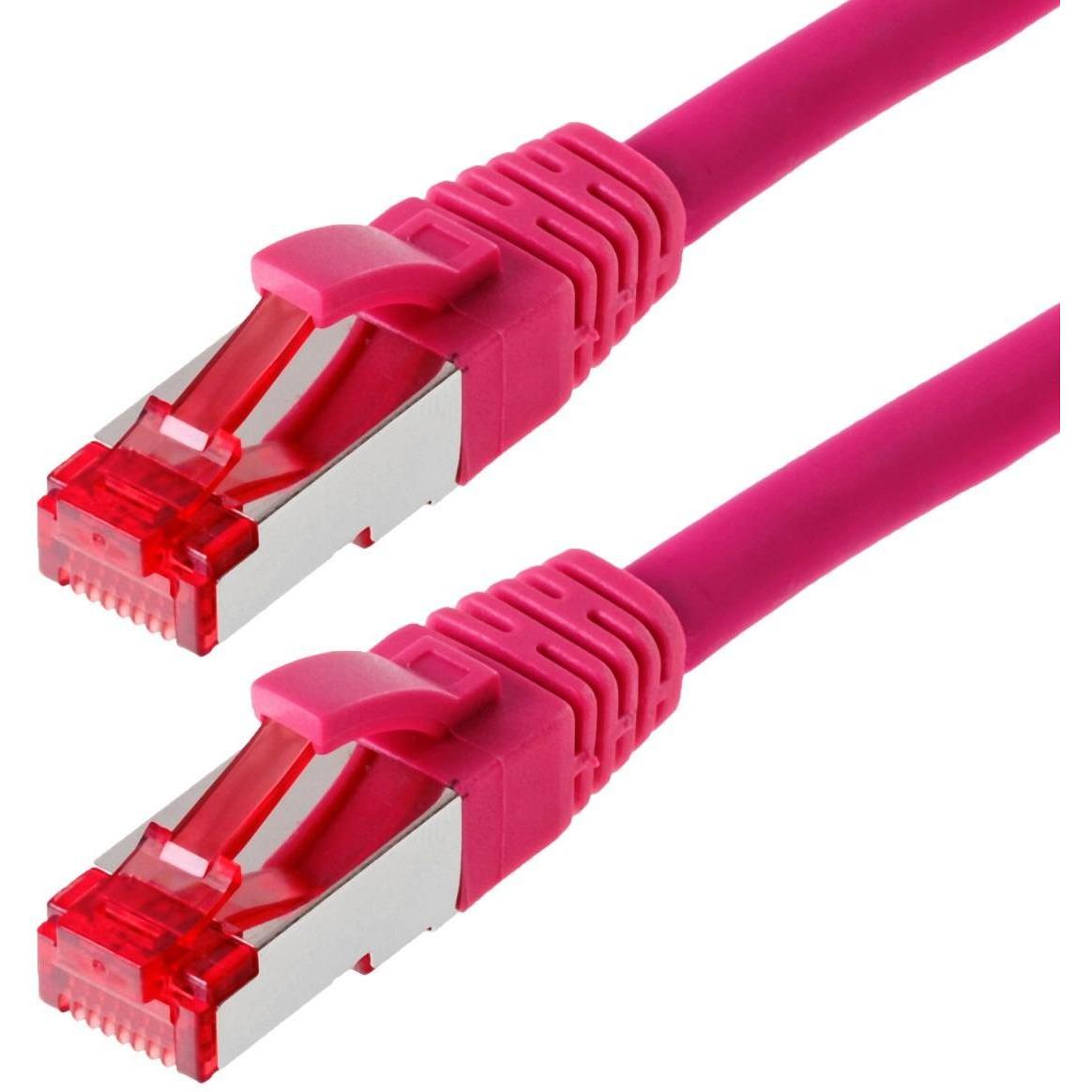 Helos Patchkabel RJ-45 (M) (S/FTP, CAT6, 0.25 m), Netzwerkkabel