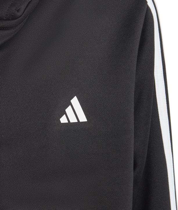 Produktbild adidas Kinder-Hoody mit durchgehendem Reissverschluss und Streifen (152)