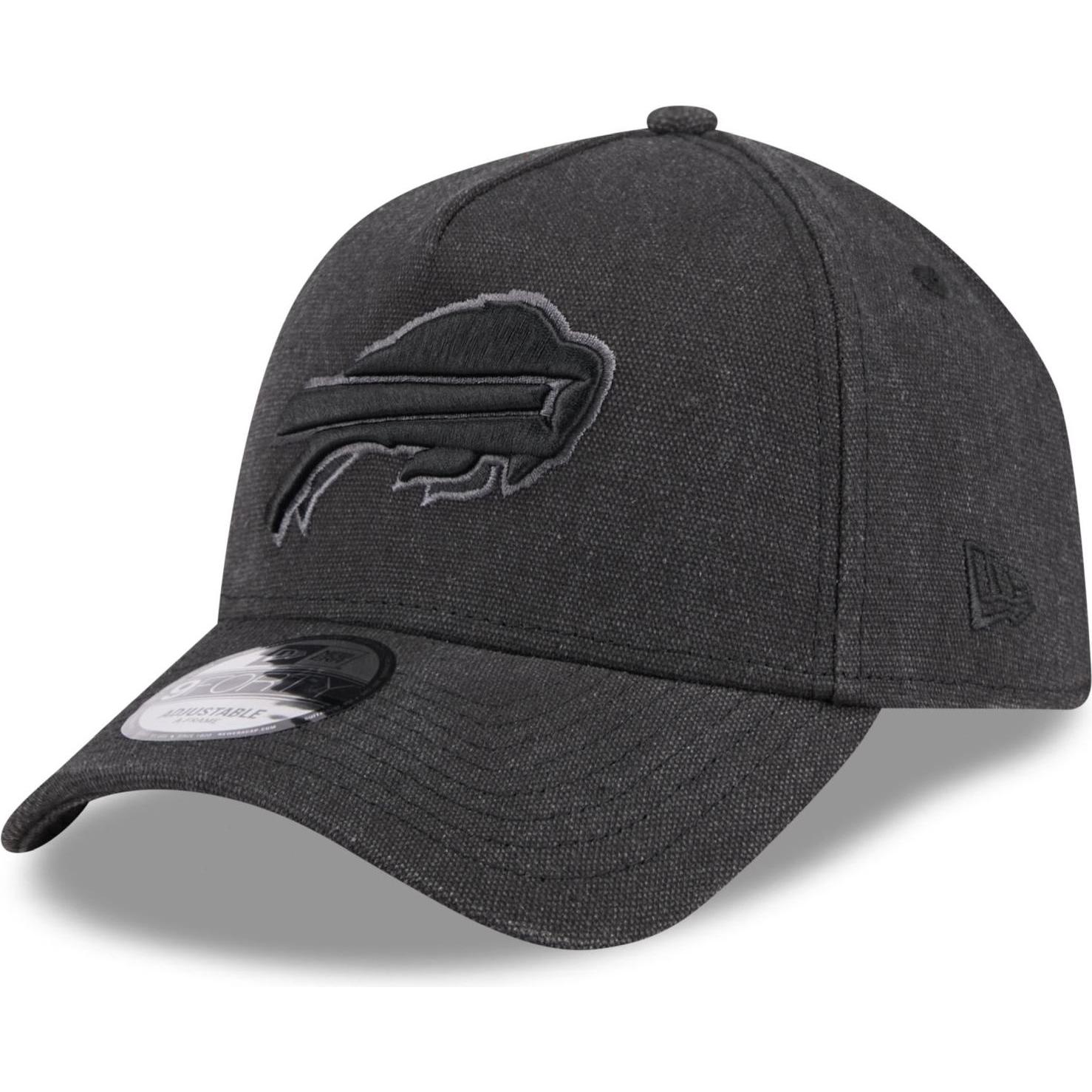 Thumbnail - New Era, Herren, Cap, A-Frame Trucker Leinen Cap - Buffalo Bills schwarz, Schwarz, (One Size)