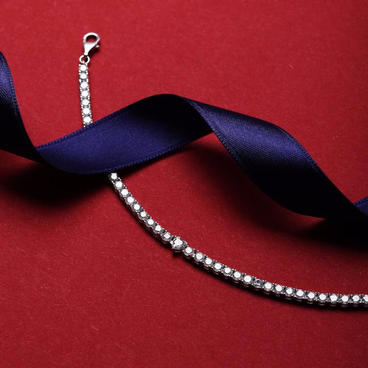 Immagine prodotto Morellato Bracciale romantico Tesori Cuore in argento SAIW166 (19 cm, Argento 925)