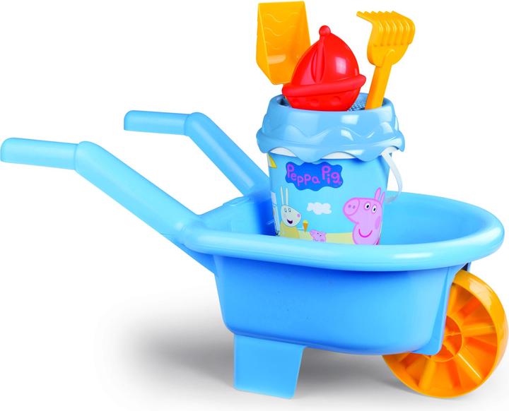 Smoby Peppa Pig wheelbarrow with bucket set