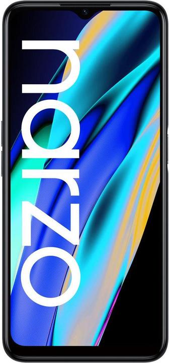 Produktbild realme Narzo 50A Prime 64GB Flash Black (16.7cm (6.6 ") IPS LCD screen, Android 11, 50MP triple camera (64 GB, Flash black, 6.60", Dual SIM, 4G)