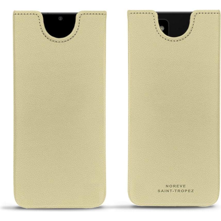 Noreve Lederschutzhülle (Samsung Galaxy Note 20 Ultra), Smartphone Hülle, Beige