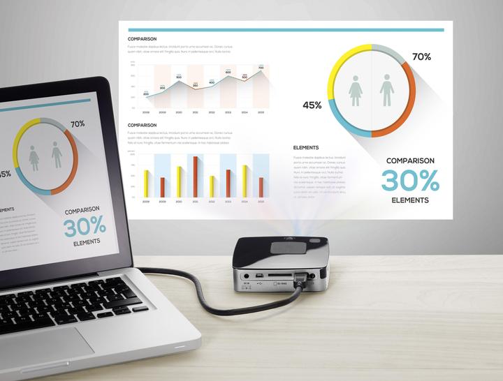 Actual product image Philips PicoPix GO+ (WVGA, 170 lm)