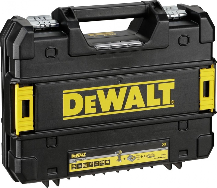 Actual product image DeWalt DCD708D2TQW (Rechargeable battery operated)