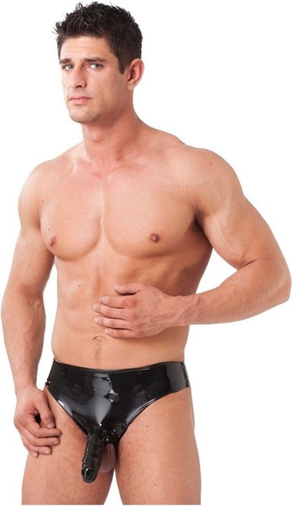 Produktbild Rimba Latex Herren-Slip mit Penishülle (XL)