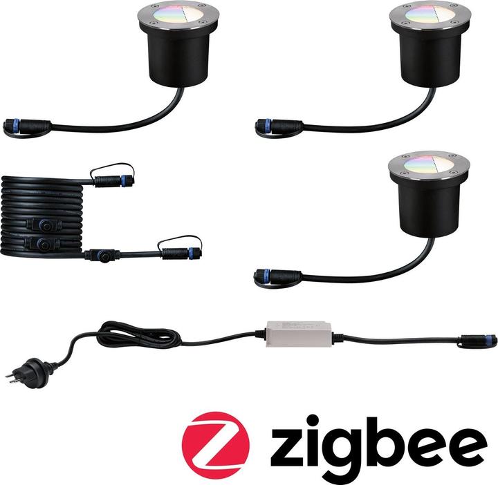 Produktbild Paulmann Outdoor Plug & Shine Floor Zigbee Starterset (400 lm, IP65)