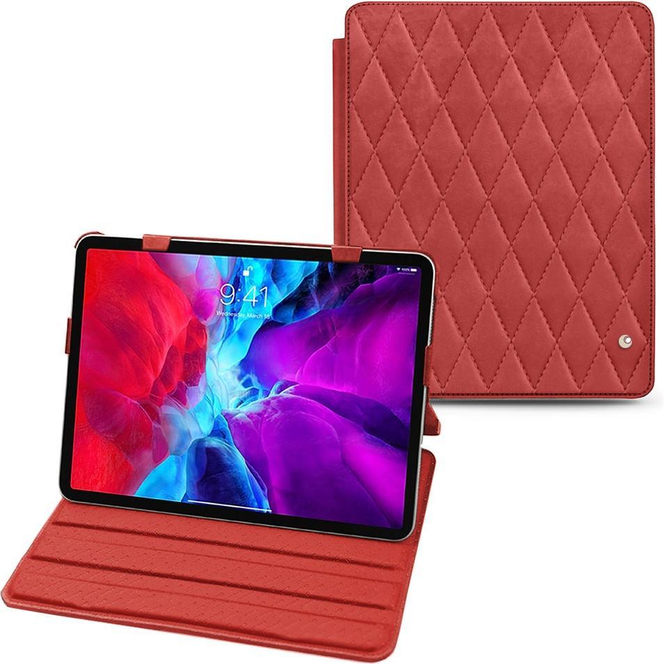 Noreve Lederschutzhülle horizontal (iPad Pro 12.9 2020 (4. Gen)), Tablet Hülle, Rot