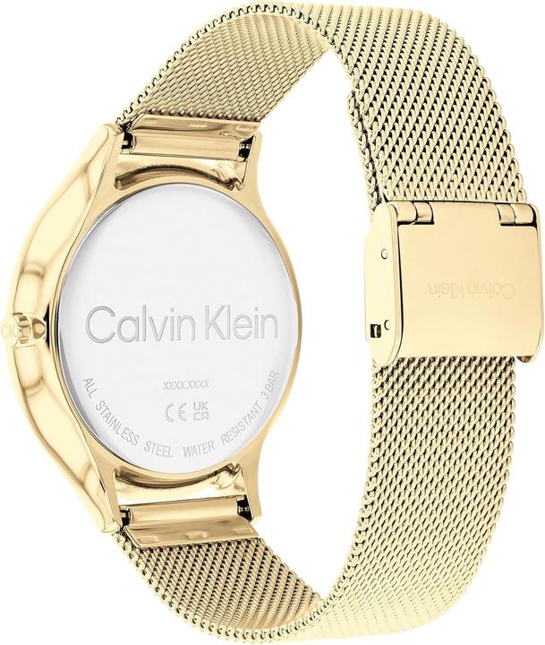 Actual product image Calvin Klein Timeless Mesh Damenuhr 25200003 + BOX (Analogue wristwatch, 38 mm)