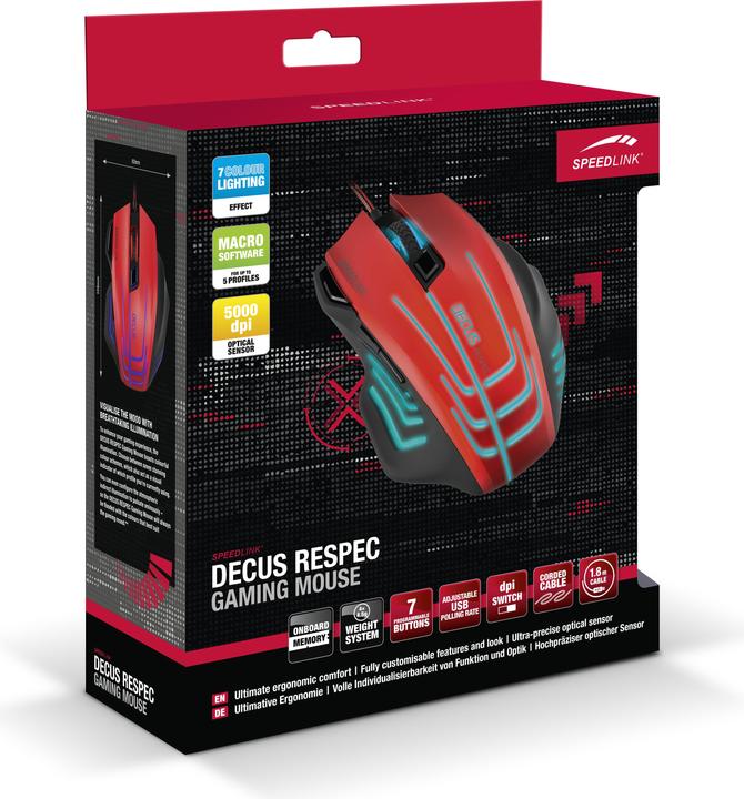 Actual product image Speedlink Decus Respec (Cable)