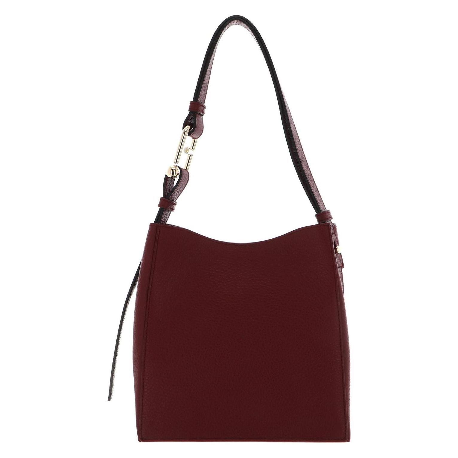 Furla, Damen, Handtasche, Nuvola Mini Bucket Bag, Rot