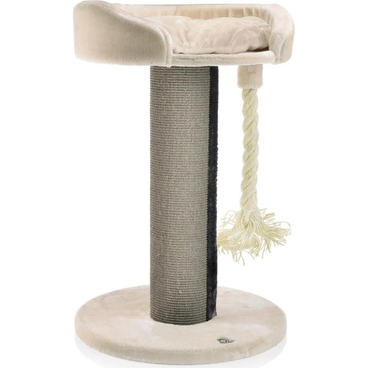 CanadianCat Kratzbaum Lounge Ontario 1, Beige (100 cm, Beige), Katzenbaum