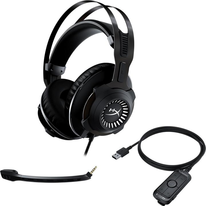 Produktbild HyperX Cloud Revolver Pro Kopfhörer Kopfband 3,5-mm-Anschluss Schwarz (Kabelgebunden)