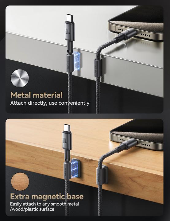 Produktbild Joyroom USB C — USB C (1.20 m, 60 W)