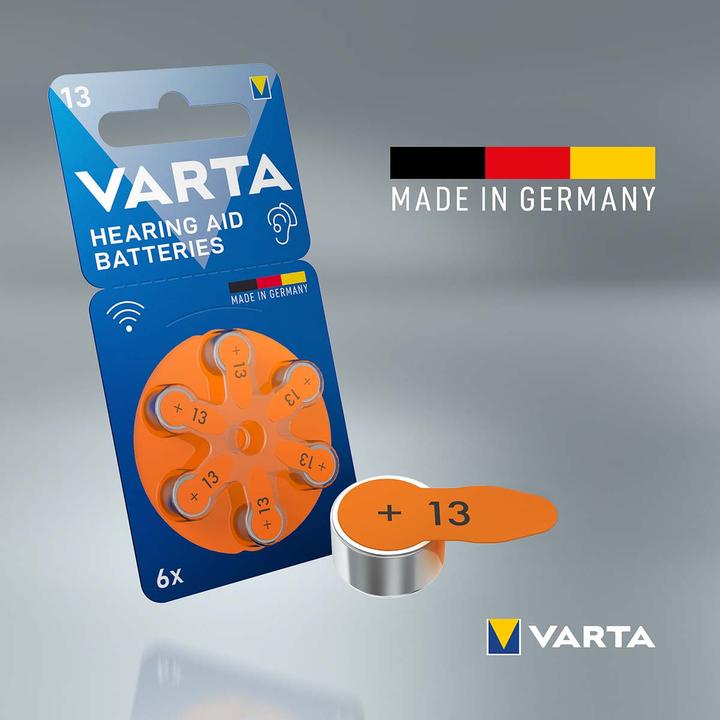 Immagine prodotto Varta Batteria per apparecchi acustici 13 6 pezzi Bli (6 pz., 13, 310 mAh)