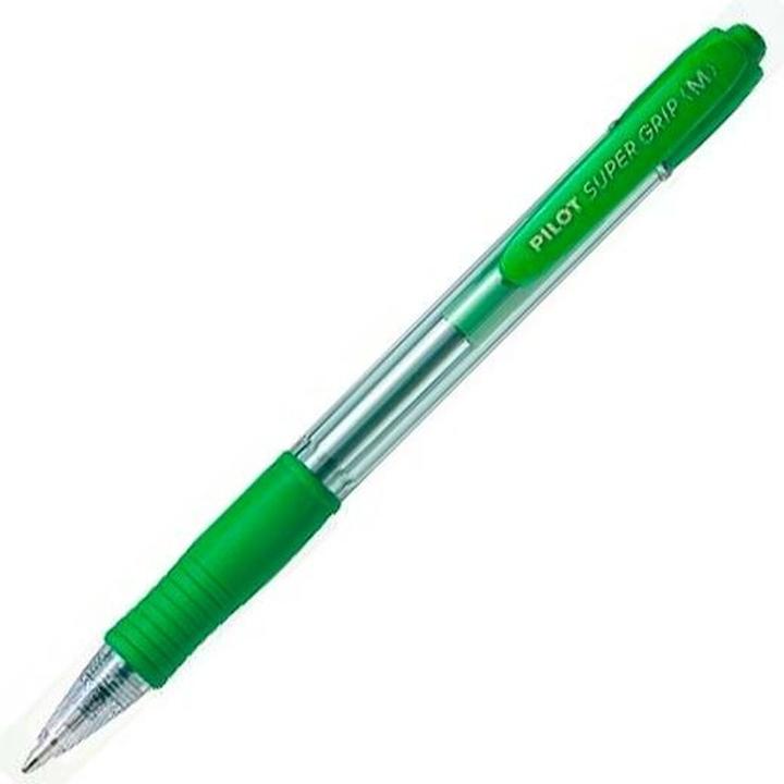 Actual product image Pilot Pen Supergrip green 0.4 mm (12 pieces) (Green, 12 x)