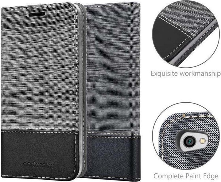 Produktbild Cadorabo Book Jeans Optik Cover (Xiaomi Redmi Note 5A)