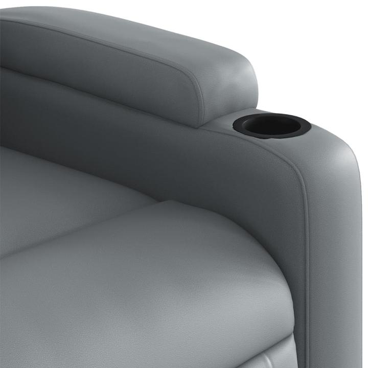 Immagine prodotto VidaXL Sedia da massaggio in similpelle grigia,Colore: Grigio, Materiale