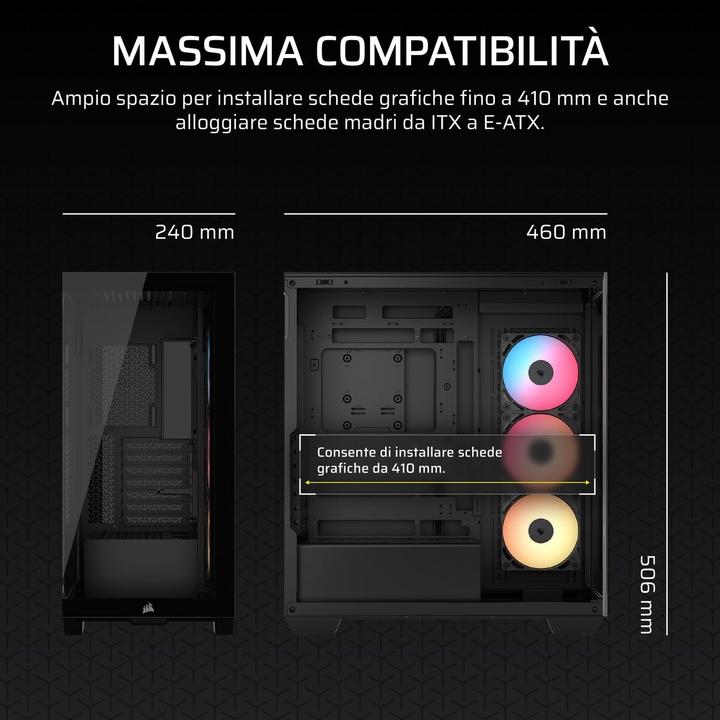 Produktbild Corsair 3500X RS-R ARGB (ATX, E-ATX, mATX, Mini-ITX)