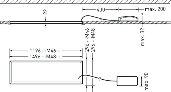 Produktbild Trilux TRIL LED-Einbauleuchte (6300 lm)