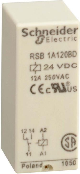 Produktbild Schneider Electric Interface-Relais Zelio RSB 24Vdc 12A