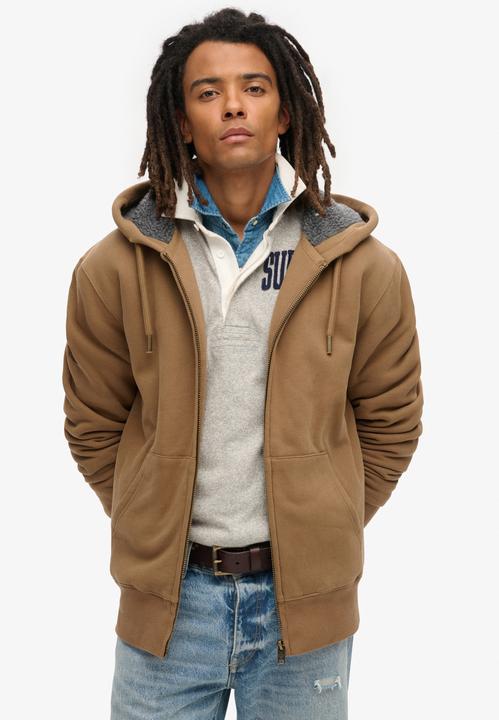 Produktbild Superdry sweatshirt mit gefütterter kapuze borg (L)