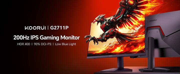 Actual product image HKC KOORUI 27 IPS MONITOR G2711P (1920 x 1080 pixels, 27")