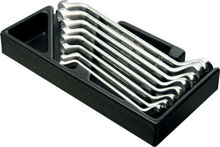 Actual product image Gedore 1500 ES-2 Double ended ring spanner set in 1/3 ES module (10 mm, 11 mm, 12 mm, 13 mm, 14 mm, 15 mm, 16 mm, 17 mm, 18 mm, 19 mm, 20 mm, 22 mm, 6 mm, 7 mm, 8 mm, 9 mm)