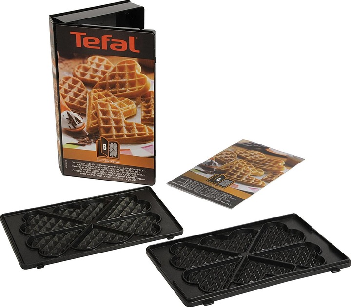 Actual product image Tefal Snack Collection heart wafers