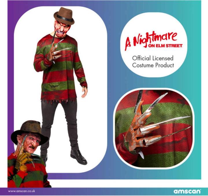 Actual product image Amscan Freddy Krüger adult costume size XL (XL)