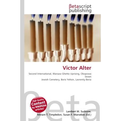 Victor Alter, Sachbücher von Lambert M. Surhone, Miriam T. Timpledon, Susan F. Marseken