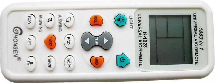 Actual product image Savio K-1028 remote control IR Wireless Air conditioner Press buttons (Universal remote control, Infrared)