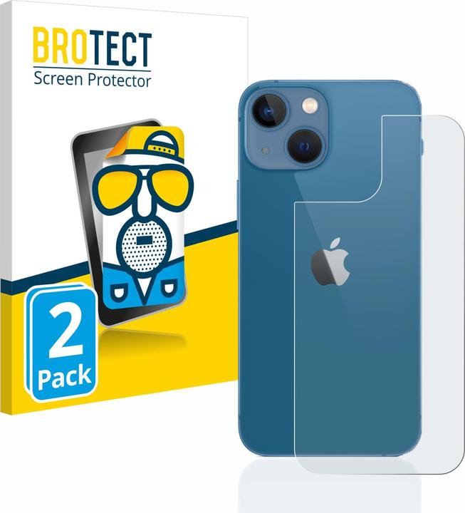 BROTECT Anti-glare screen protector matt (2 Piece, Apple iPhone 13 mini)