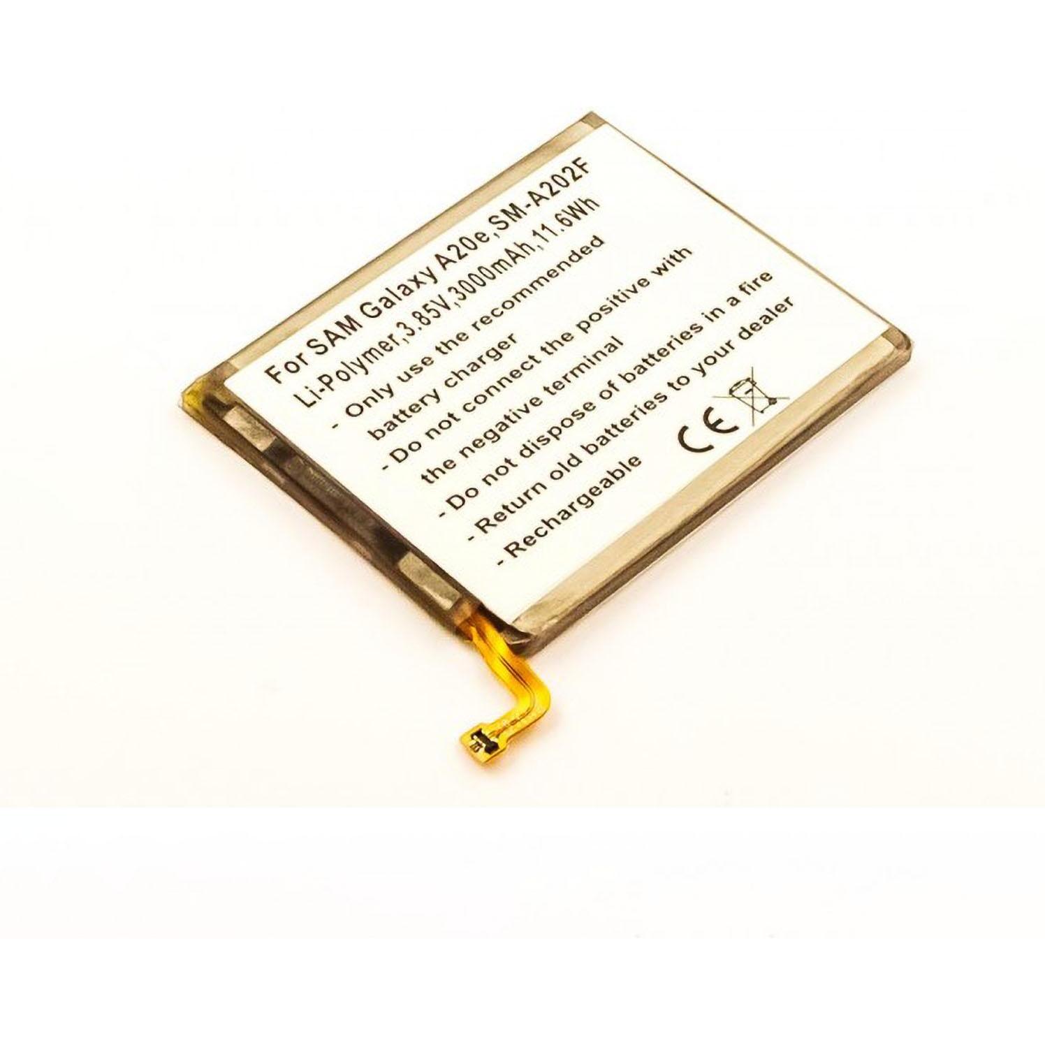 AGI Akku kompatibel mit Samsung EB-BA202ABU - Akku - 2.550 mAh, Smartphone Akku