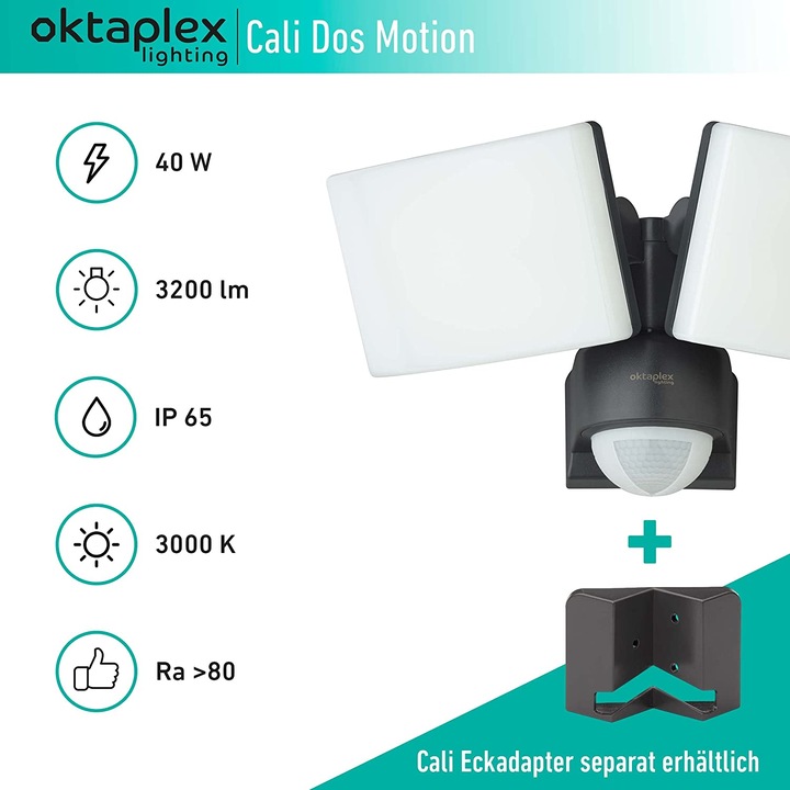 Immagine prodotto Oktaplex lighting Cali Dos Motion (3200 lm, IP65)
