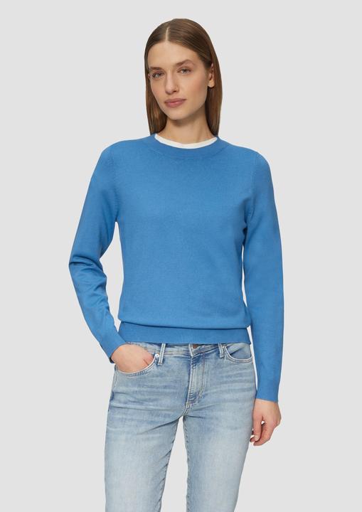 Produktbild S.Oliver Strickpullover Strickpullover aus Viskosemix (48)