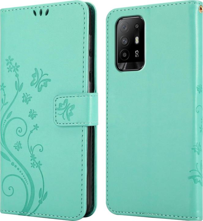 Actual product image Cadorabo Flower Book cover (Oppo A94 5G)