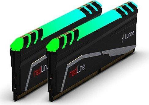 Produktbild Mushkin DDR4 16GB 3200- CL - 16 Redline Lumina RGB Dual Kit (2 x 8GB, 3200 MHz, DDR4-RAM, DIMM)