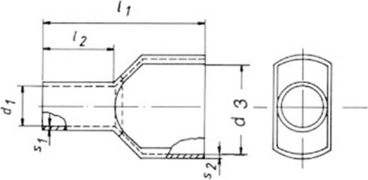 Actual product image Klauke Twin ferrule 2 x 0.7