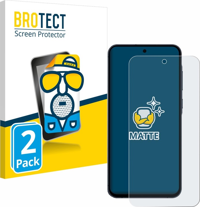 Produktbild BROTECT Entspiegelungs-Schutzfolie Displayschutz Matt (2 Stück, Samsung Galaxy A55)